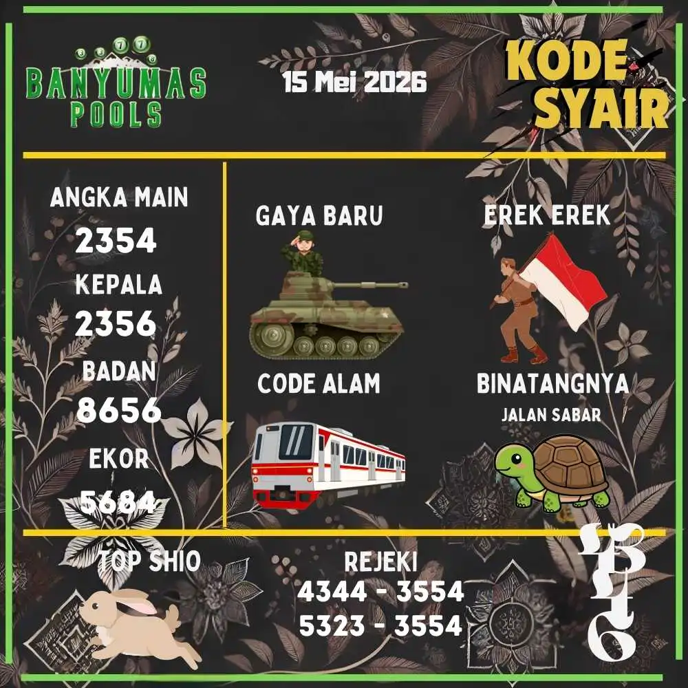 Kode Syair Banyumas Pools Mei 2026