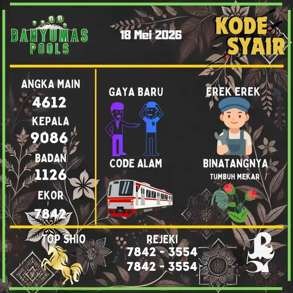 Kode Syair Banyumas Pools Mei 2026
