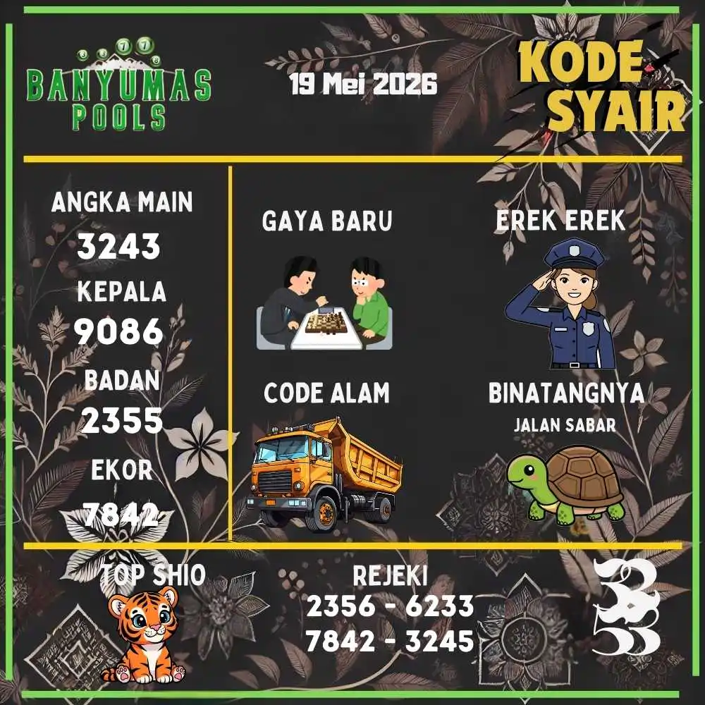 Kode Syair Banyumas Pools Mei 2026