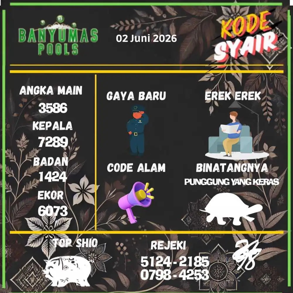 Kode Syair Banyumas Pools Juni 2026