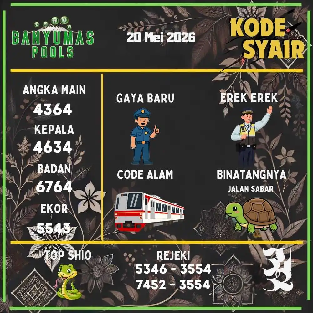 Kode Syair Banyumas Pools Mei 2026