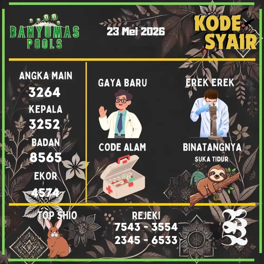 Kode Syair Banyumas Pools Mei 2026