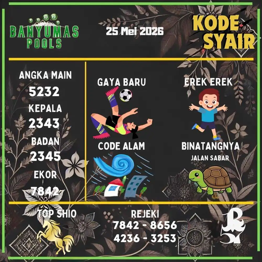 Kode Syair Banyumas Pools Mei 2026