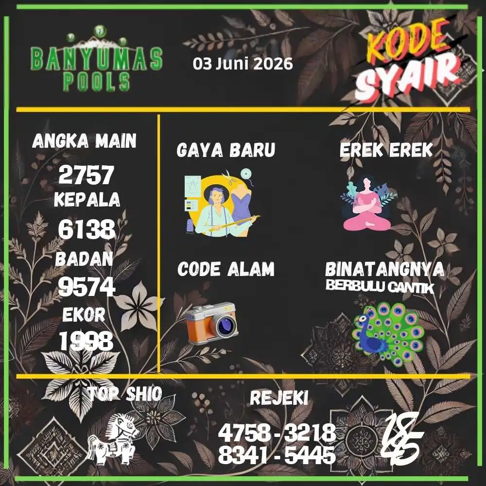 Kode Syair Banyumas Pools Juni 2026