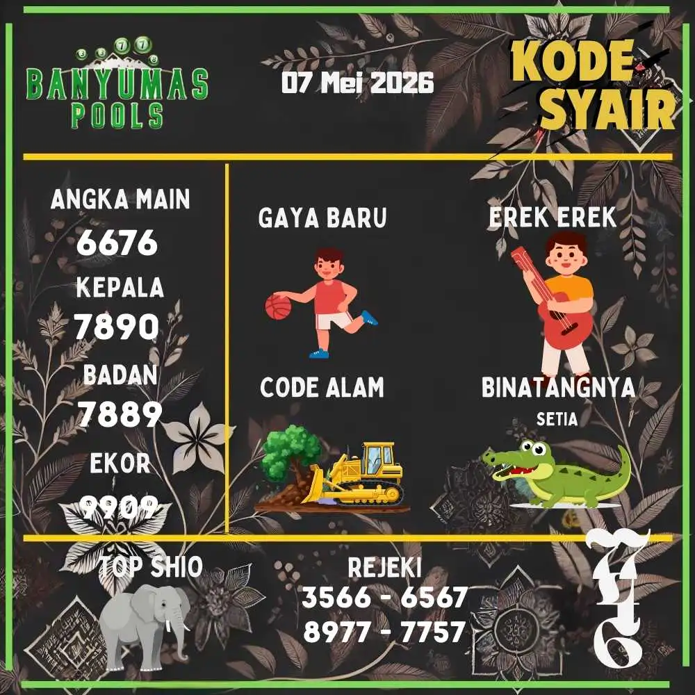 Kode Syair Banyumas Pools Mei 2026