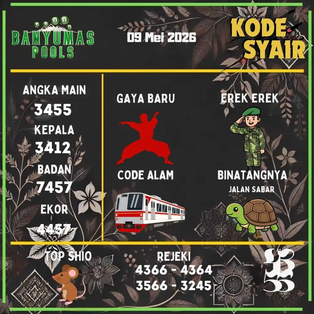 Kode Syair Banyumas Pools Mei 2026