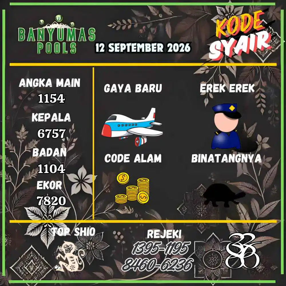 Kode Syair Banyumas Pools September 2026
